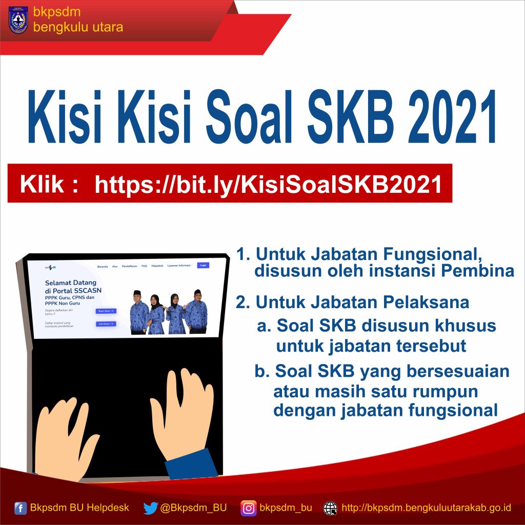 Kisi-Kisi Soal SKB 2021 – BKPSDM Bengkulu Utara